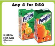 Purejoy Fruit Juice(All variants)-4x1ltr