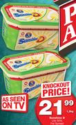 Sunshine D Lite 50% Fat Spread-1.2kg Each