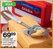 Lancewood Cheddar/Gouda/White Cheddar-900g Each