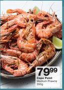 Cape Point Medium Prawns-350g