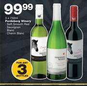 Perdeberg Winery Soft Smooth Red Sauvignon Blanc Chenin Blanc-3 x 750ml