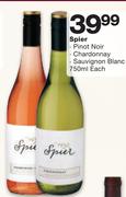 Spier Pinot Noir Chardonnay Sauvignon Blanc-750ml Each