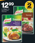 Knorr Dry Sauce/Gravy Assorted-Any 2