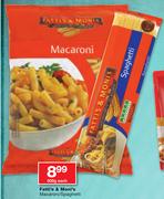 Fatti's & Moni's Macaroni/Spaghetti-500g Each