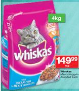 Whiskas Meaty Nuggets Assorted-4Kg Each