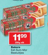 Bakers Eet-Sum-Mor Beskuitjies-200g Elk