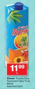 Clover Tropika Eazy Flavoured Dairy Fruit Blend-1Ltr