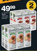 Ceres 100% Fruit Juice Blend-2 x 6 x 200ml