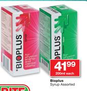 Bioplus Syrup Assorted-200ml Each