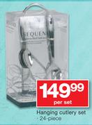 Hanging Cutlery Set 24 Piece-Per Set