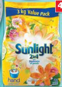 Sunlight 2 In 1 Regular Washing Powder-3Kg