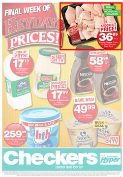 Checkers Gauteng : Final Week of Heydays Prices (8 Feb - 14 Feb 2016), page 1