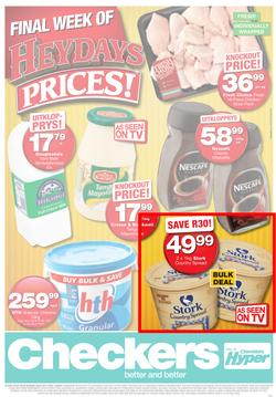 Checkers Gauteng : Final Week of Heydays Prices (8 Feb - 14 Feb 2016), page 1
