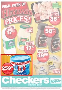 Checkers Gauteng : Final Week of Heydays Prices (8 Feb - 14 Feb 2016), page 1