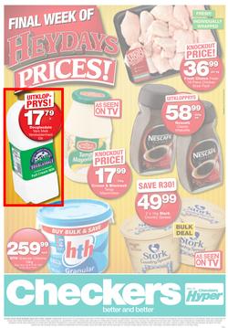 Checkers Gauteng : Final Week of Heydays Prices (8 Feb - 14 Feb 2016), page 1