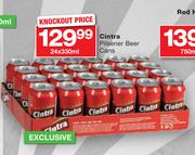 Cintra Pilsener Beer Cans-24 x 330ml