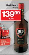Red Heart Rum-750ml