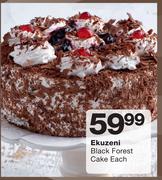 Ekuzeni Black Forest Cake-Each
