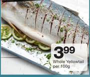 Whole Yellowtail-Per 100g