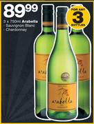 Arabella Sauvignon Blanc/Chardonnay-3 x 750ml