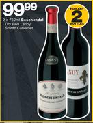 Boschendal Dry Red Lanoy/Shiraz Cabernet-2 x 750ml