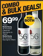 Nederburg 56 Hundred Cabernet Sauvignon-750ml & Nederburg 56 Hundred Sauvignon Blanc-750ml