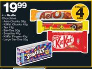 Nestle Chocolates-For Any 4 Bars