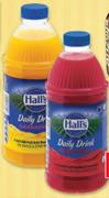 Hall's Squash Concentrate Assorted-1.25L Each