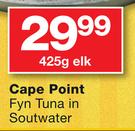 Cape Point Fyn Tuna In Soutwater-425g Elk
