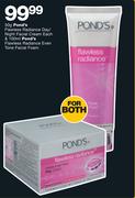 Pond's Flawless Radiance Day/Night Cream-50g & Pond's Radiance Even Tone Facial Foam-100ml