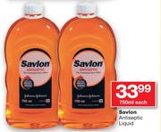Savlon Antiseptic Liquid-750ml Each