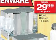 Bush Blush Glasses 4 Pack-Per Pack
