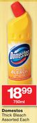 Domestos Thick Bleach Assorted-750ml Each