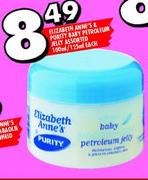 Elizabeth Anne's & Purity Baby Petroleum Jelly Assorted-100ml/125ml each