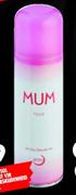 Mum Aerosol Deodorant Vir Dames Verskeidenheid-120ml elk
