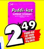 Puddi-Kat Cat Food Assorted-85g each