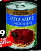 Pot O' Gold Pasta Sauce Tomato & Herb-350g