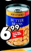 Pot O' Gold Butter Beans-400g