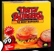 I&J Tasty Beef Burgers-600gm