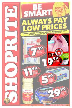 Shoprite North West (7 Nov - 20 Nov), page 1