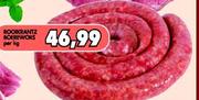 Rooikrantz Boerewors-per kg