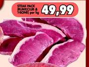 Steak Pack (Rump, club & T-Bone)-per kg