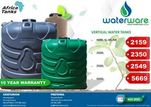 Waterware Gauteng : Specials (01 May - 31 May 2025)