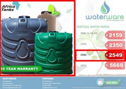 Waterware Gauteng : Specials (01 May - 31 May 2025), page 1