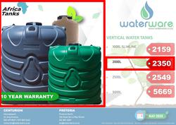 Waterware Gauteng : Specials (01 May - 31 May 2025), page 1