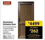 Kayo Aluminium Entrance Door 850010320