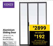 Kenzo Aluminium Sliding Door 2500