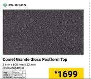 PG Bison Comet Granite Gloss Postform Top 850045064005