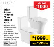 Lusso Urban Square Or Round Close Coupled Suite 774518, 774519