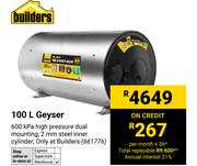 Builders 100L Geyser 661776